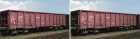 67007 Roco Set of 2 gondola cars type Eas in CD Cargo livery